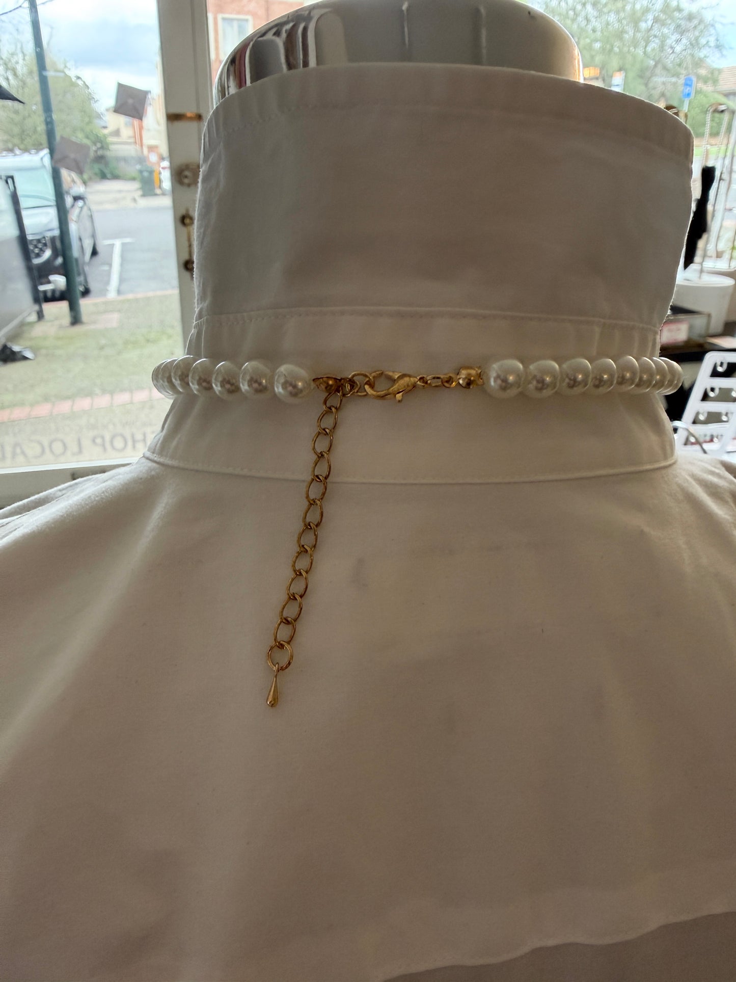 Hand-Embellished Champagne Tie