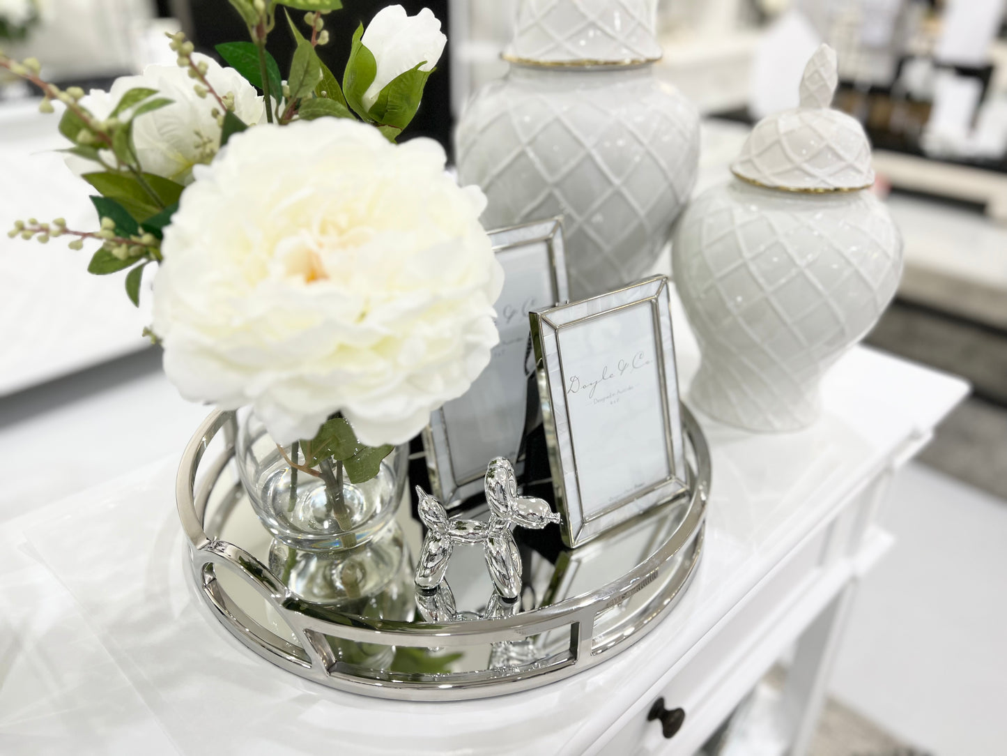 Silver Mother of Pearl Photo Frame