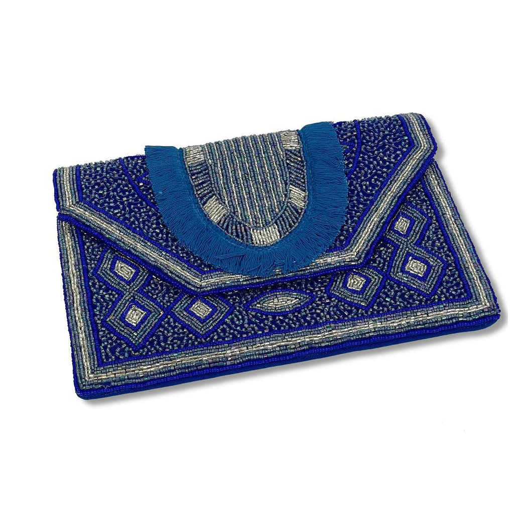 Annika Beaded Envelope Clutch
