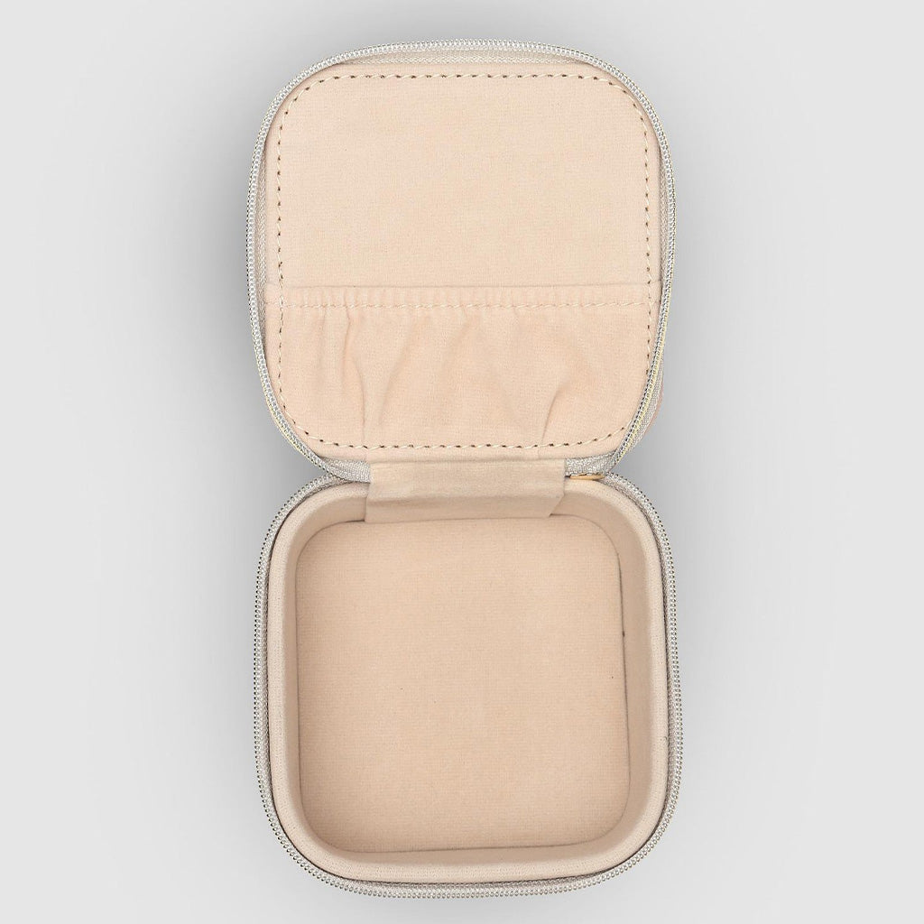Beau Velvet Jewellery Box - Malt