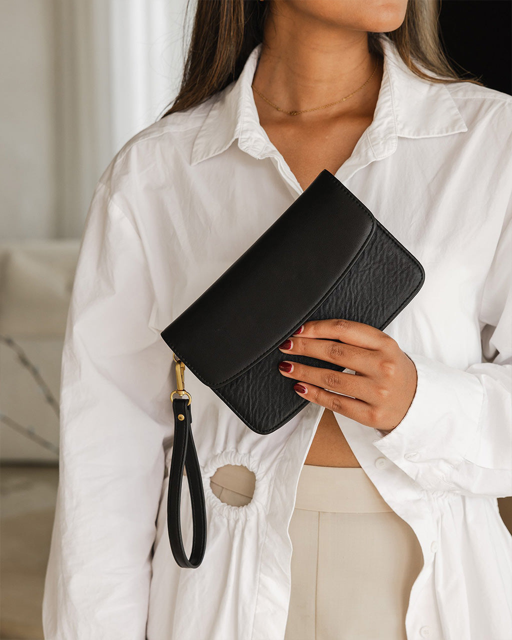 Betty Clutch Wallet - Black