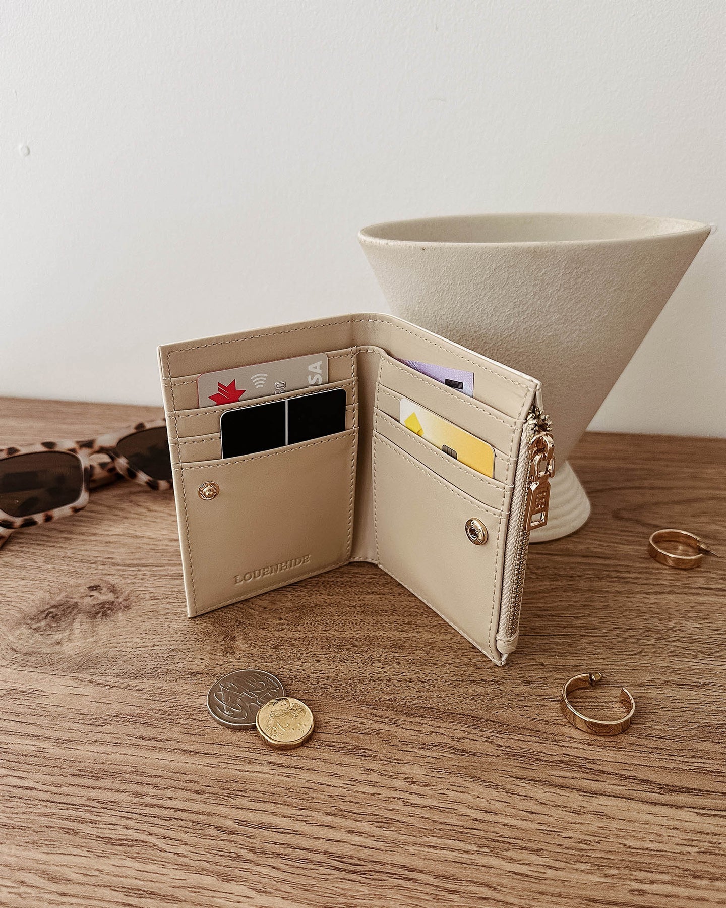 Lily Woven Wallet - Malt