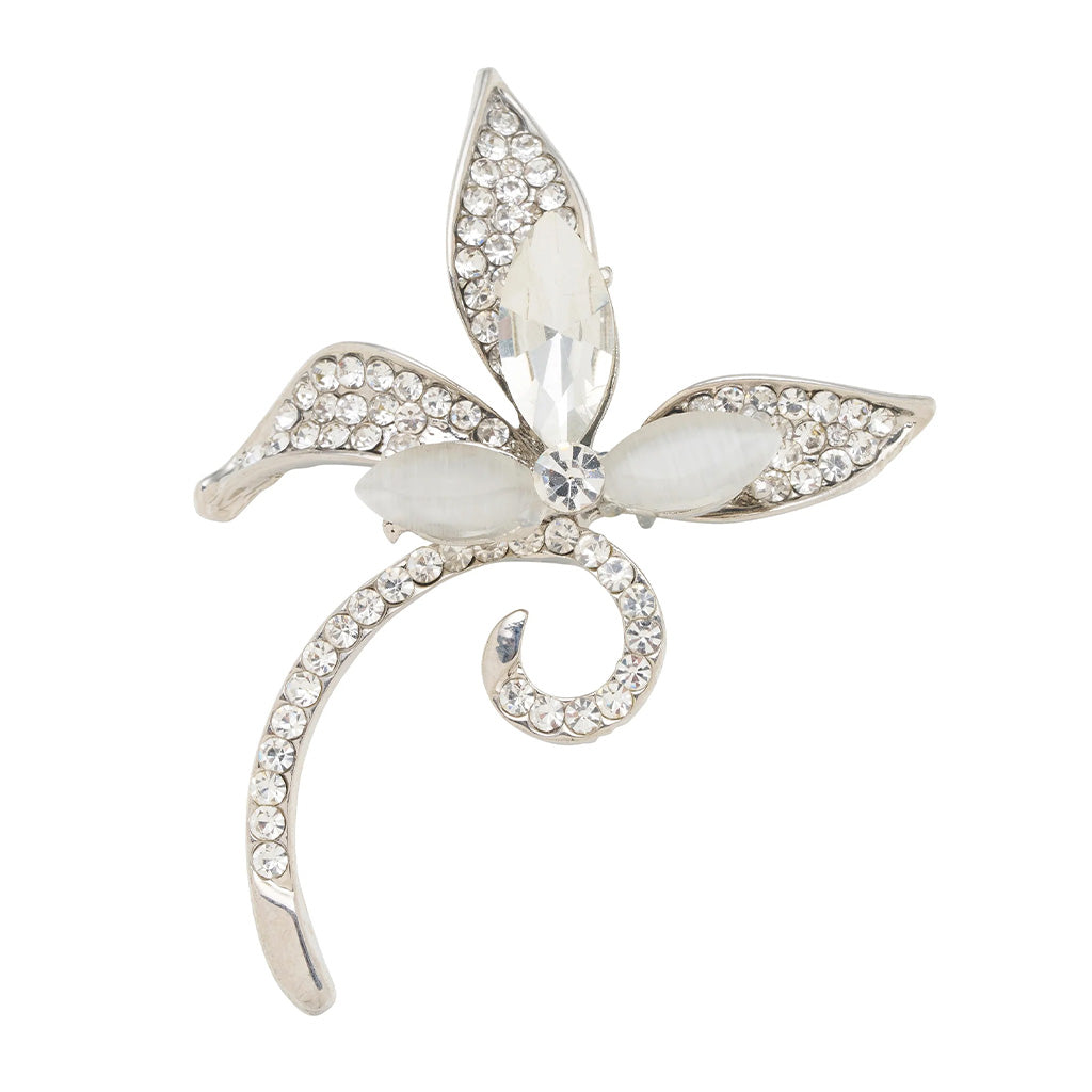 Flo Crystal Brooch