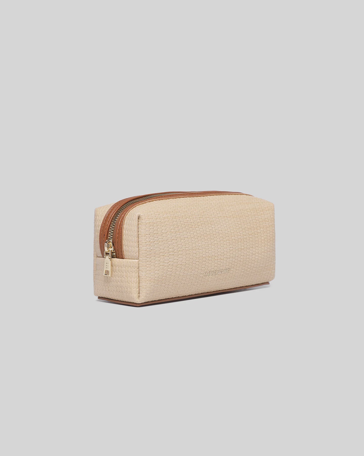 Brianna Makeup Bag - Tan