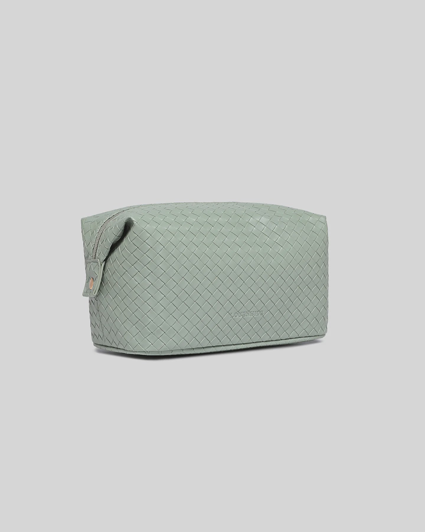 Lucinda Woven Cosmetic Bag - Sage Green