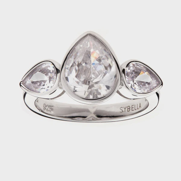 Trio Teardrop Ring Sybella