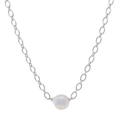 Carmen Freshwater Pearl Silver Necklace Sybella
