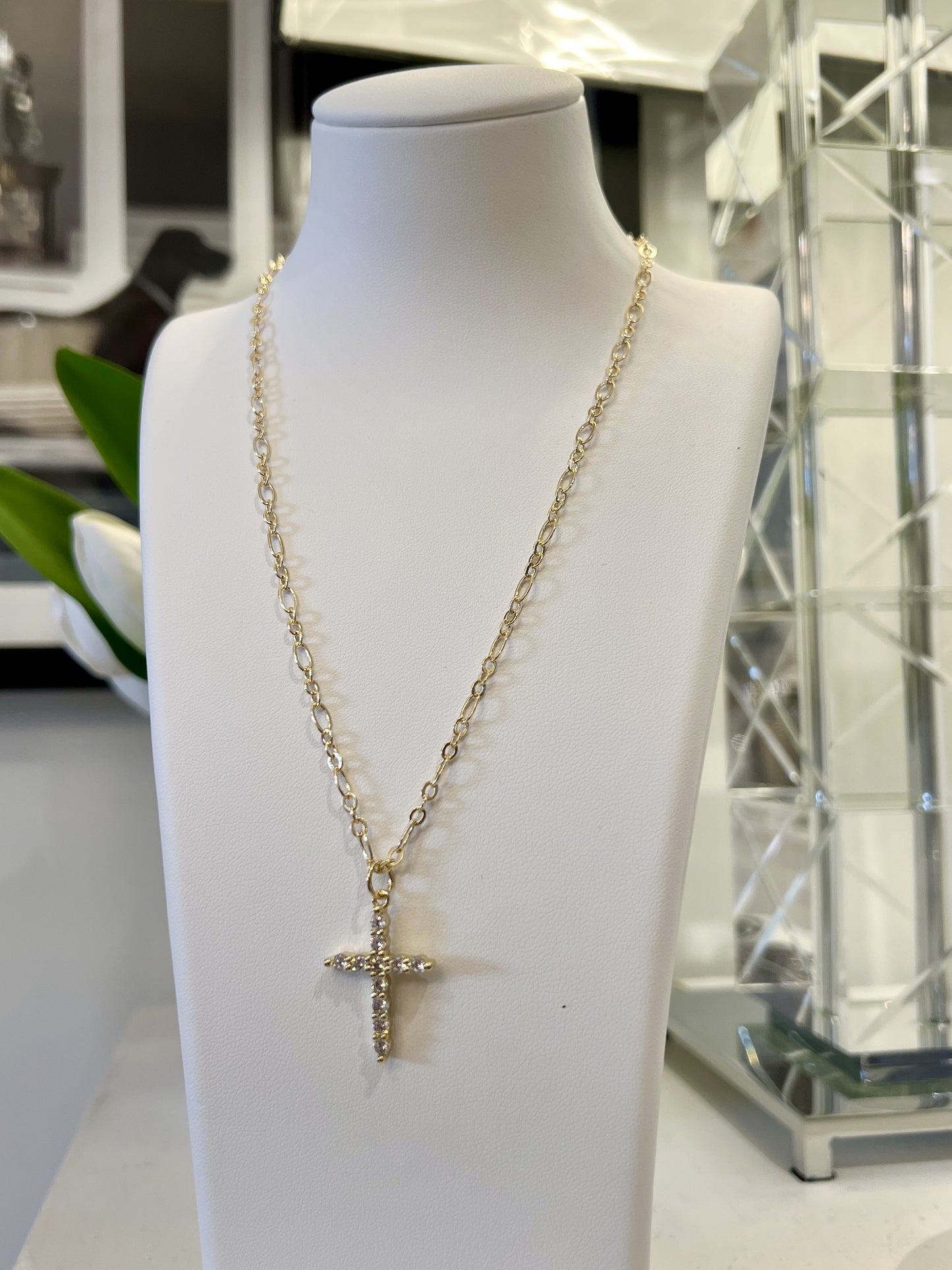 Catrina Cross Necklace