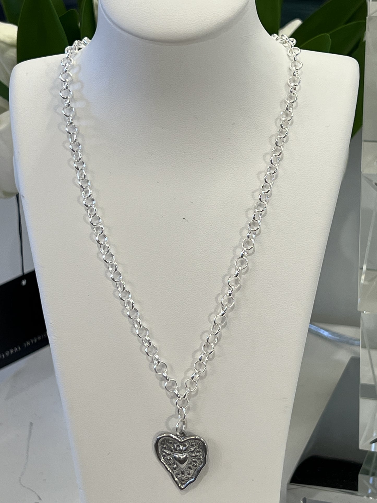 Tori Silver Charm Necklace
