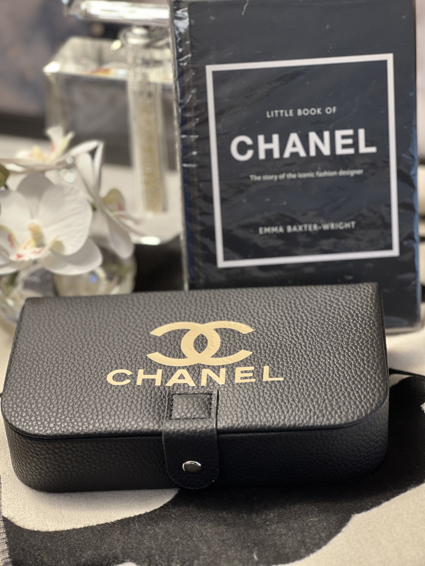Cee Cee Rectangle Jewellery Box - Black