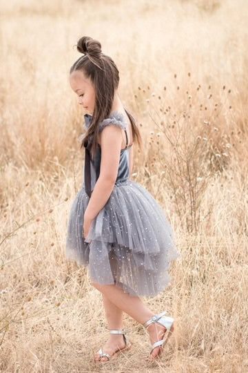 Clara Ballerina Dress Blue - Size 6