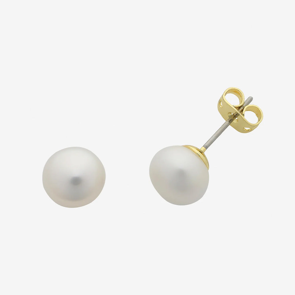Beatrix Pearl Stud Earrings
