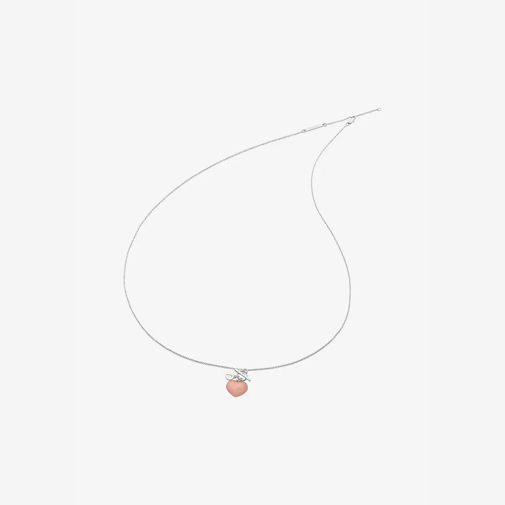 Bella Silver Rose Necklace