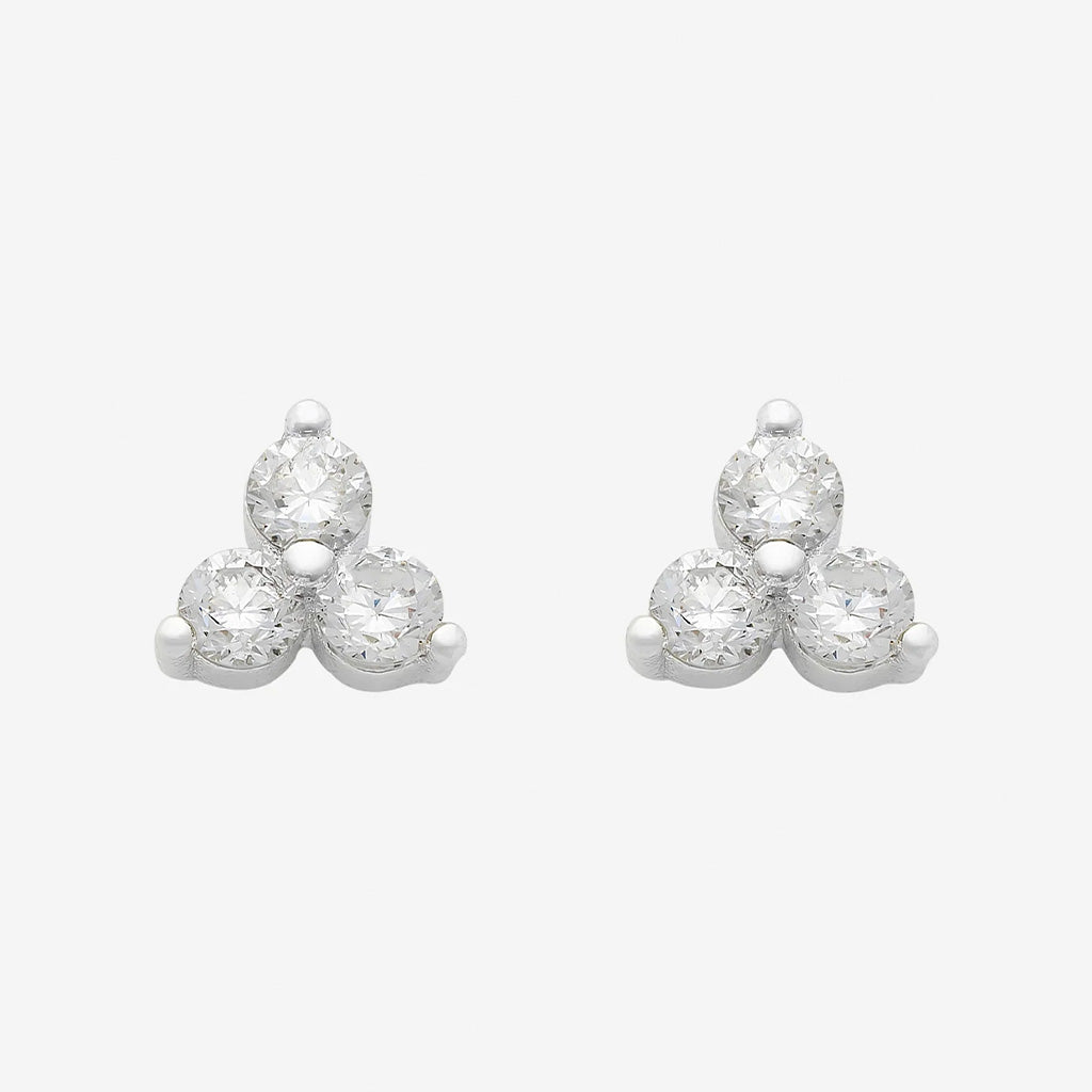 Brigitte Petite Silver Earrings