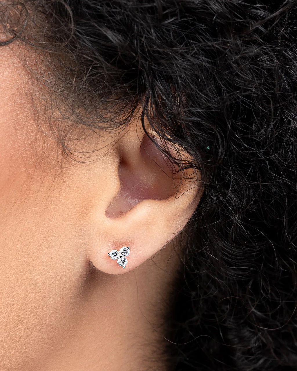 Brigitte Petite Silver Earrings