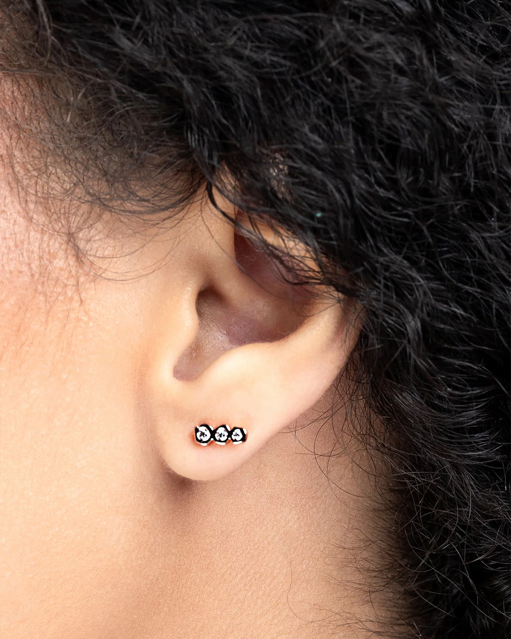 Camille Petite Silver Earrings