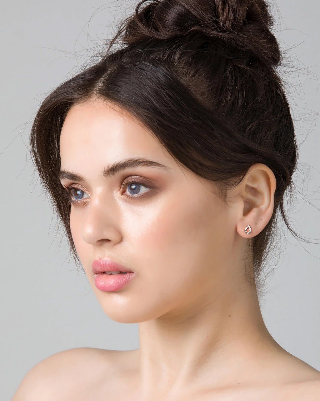 Diamond Petite Gold Earrings