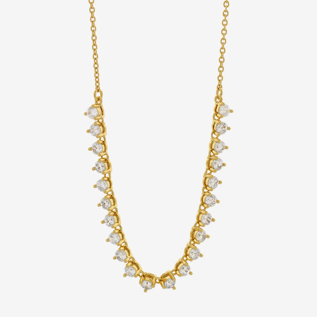 Dolce Vita Soft Gold CZ Necklace