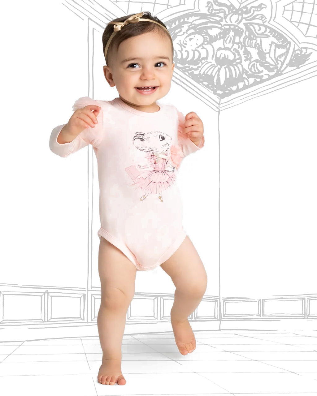 Claris Long Sleeve Bodysuit Size 0