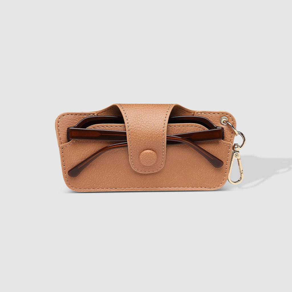 Skittle Sunglass Case - Camel
