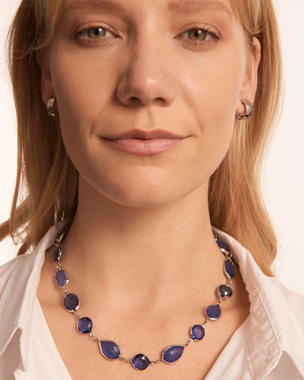 Mini Hoop Silver Clip On Earrings