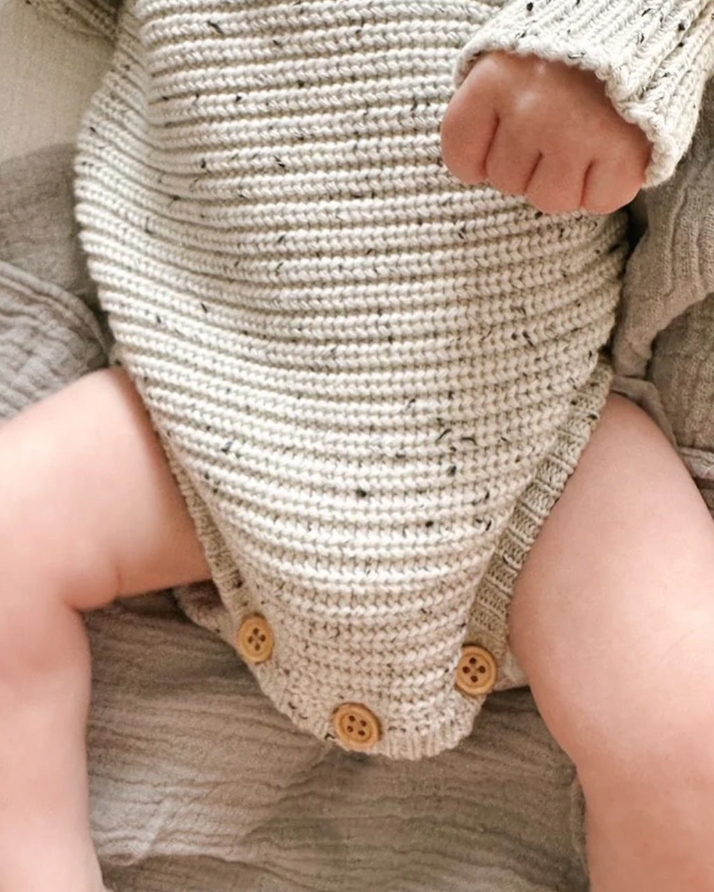 Classic Romper 3-6 Months - Speckled