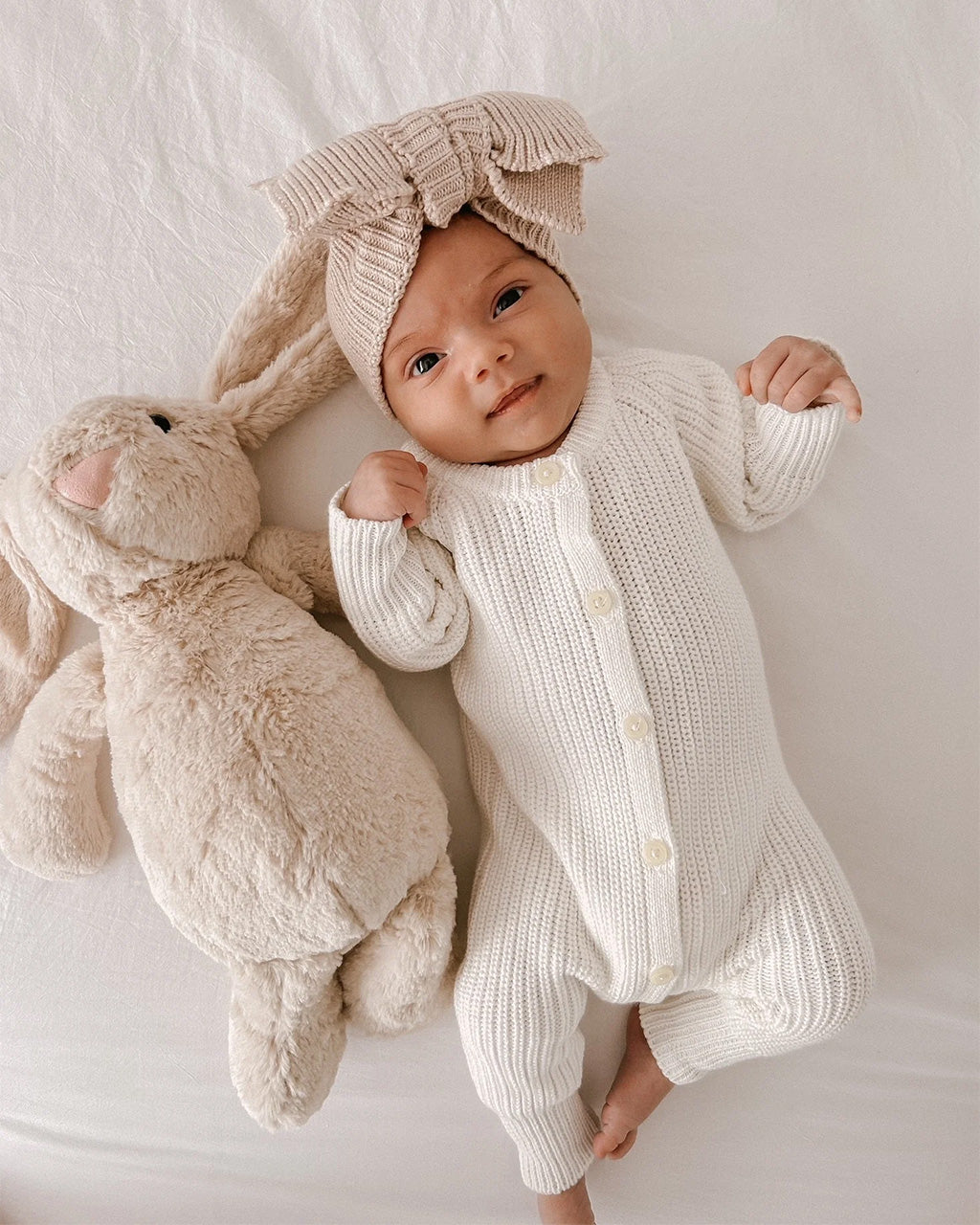 Everyday Ribbed Romper 3-6 Months - Milk