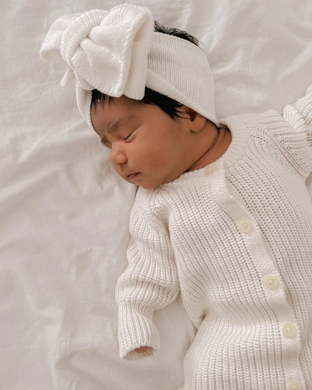 Everyday Ribbed Romper 3-6 Months - Milk