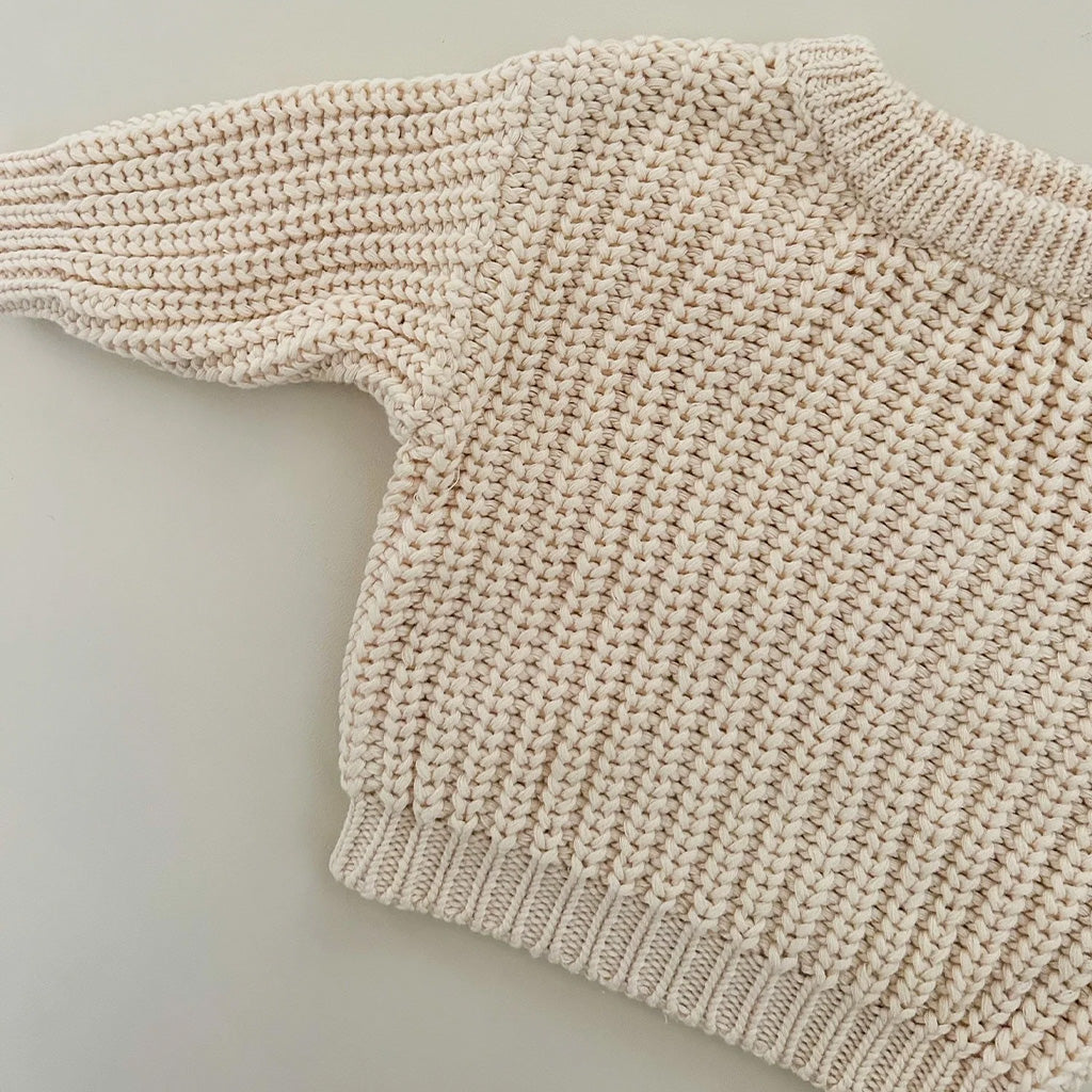Oat Chunky Jumper 3-6 months