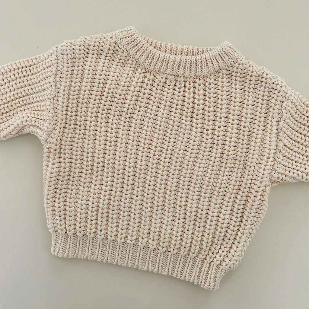 Oat Chunky Jumper 3-6 months