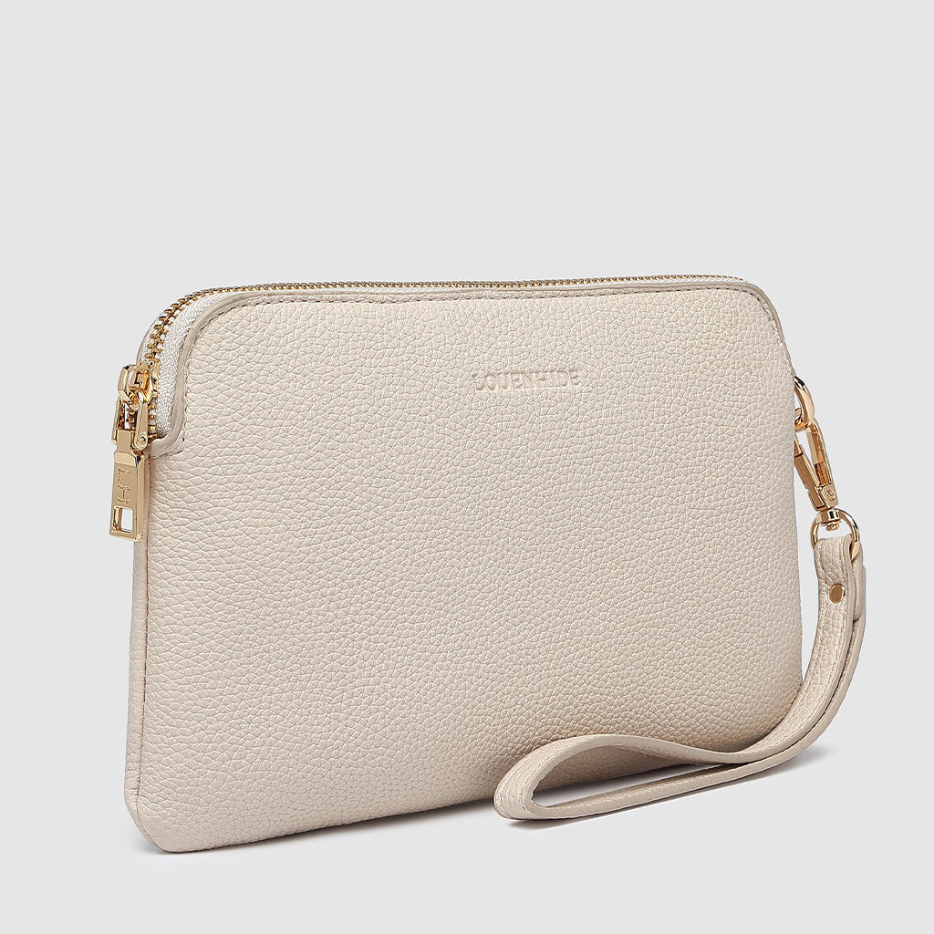 Poppy Clutch - Oyster