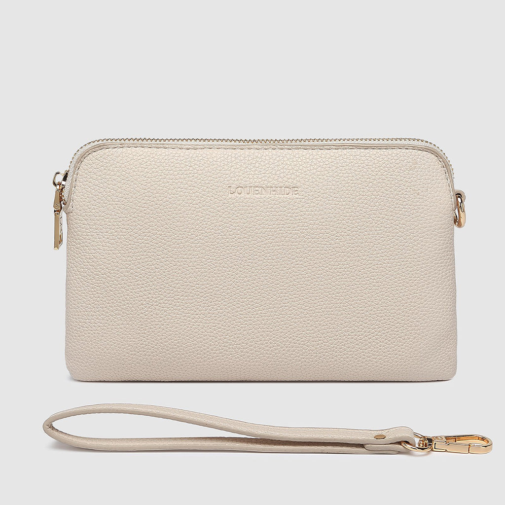 Poppy Clutch - Oyster
