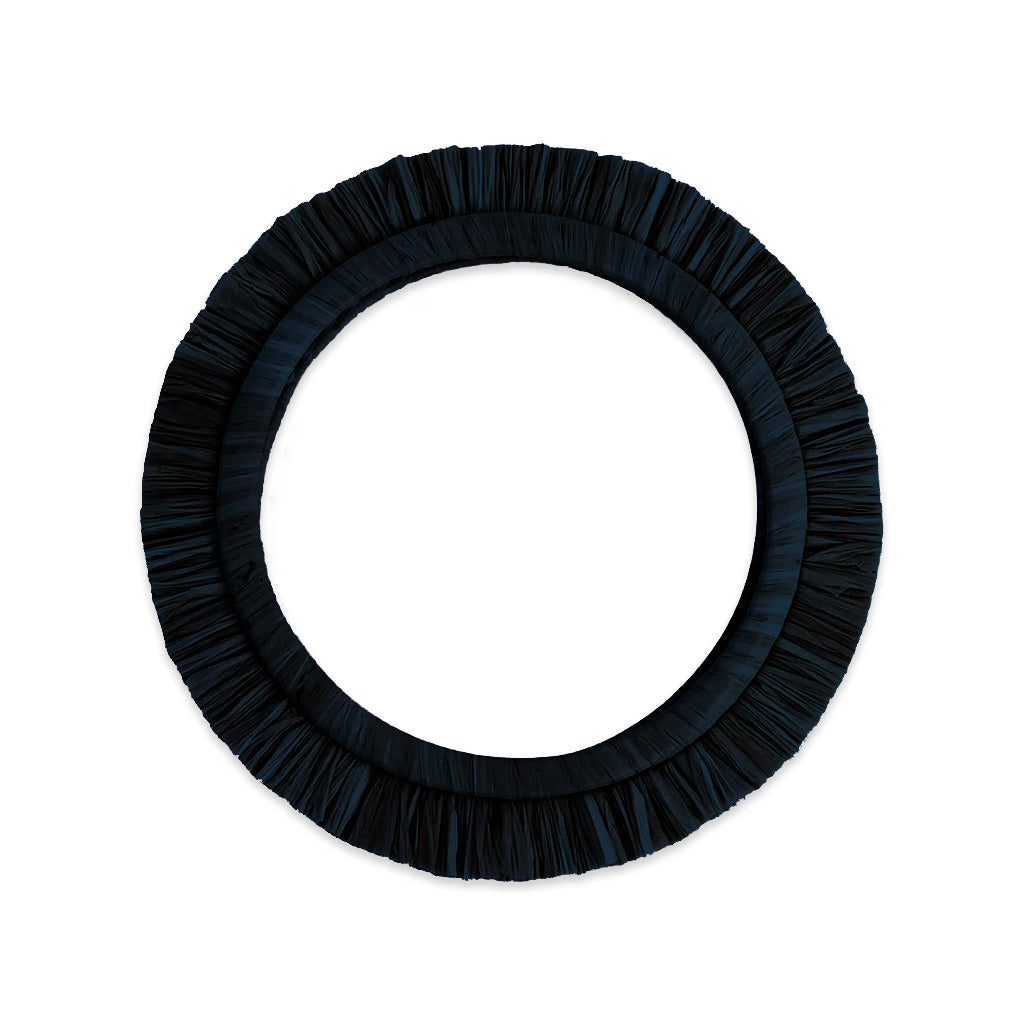 Raffia Bangle - black