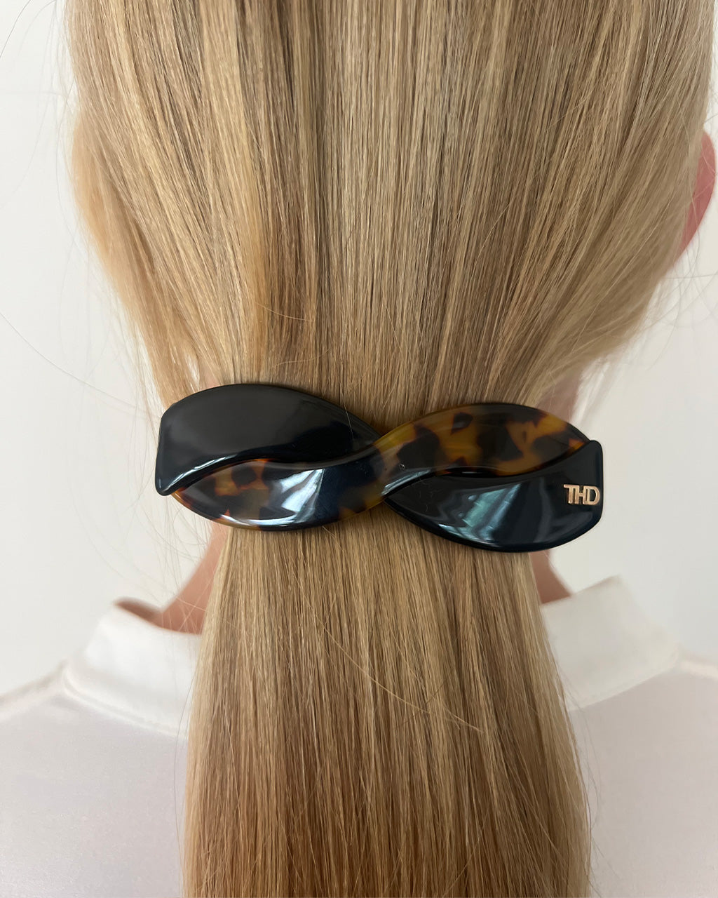 Harmony Hair Clip - Dark Turtle And Black