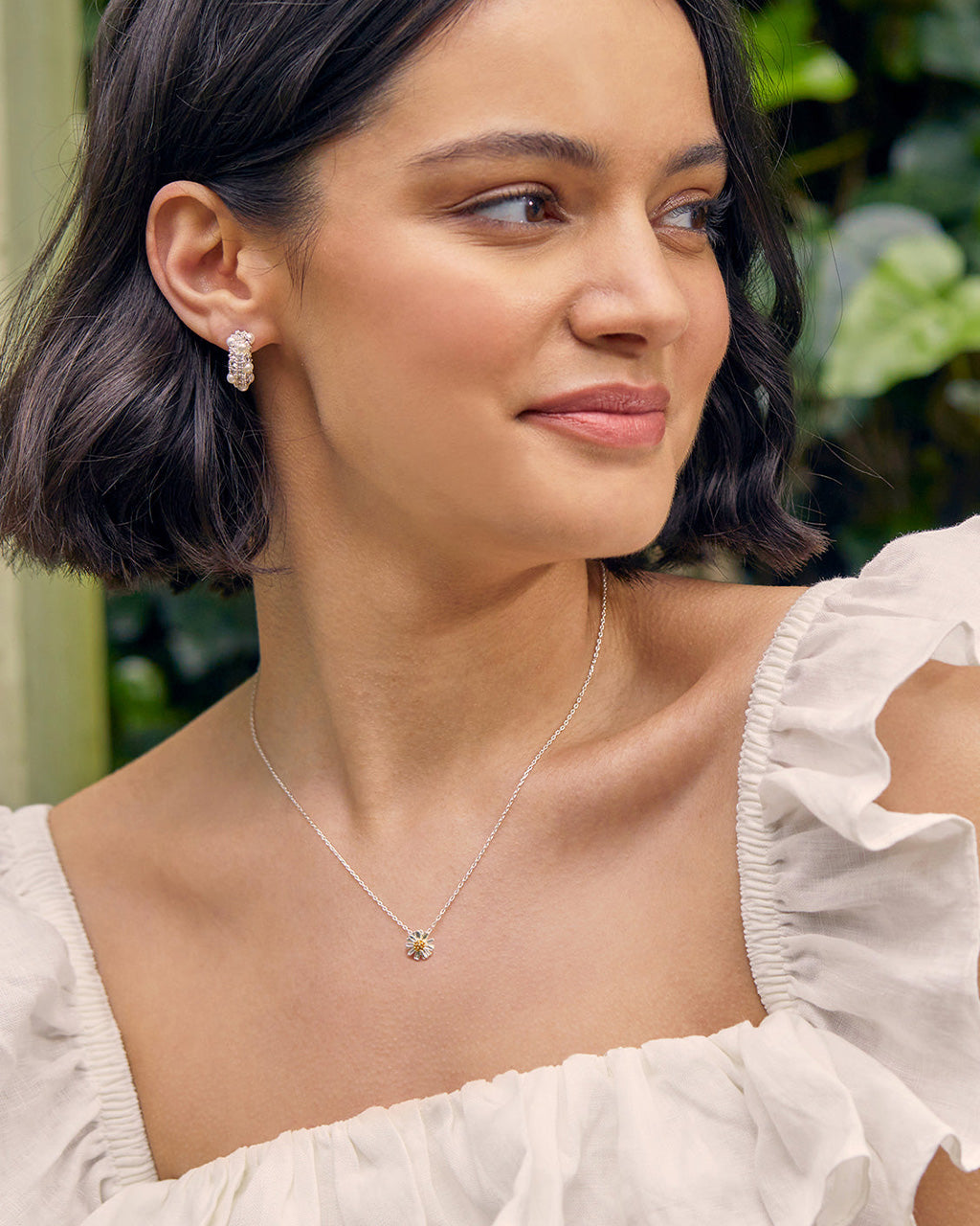Wildflower Necklace Silver
