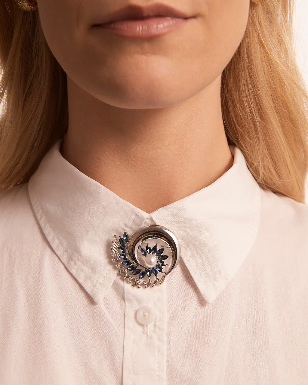 Wind Swirl Brooch