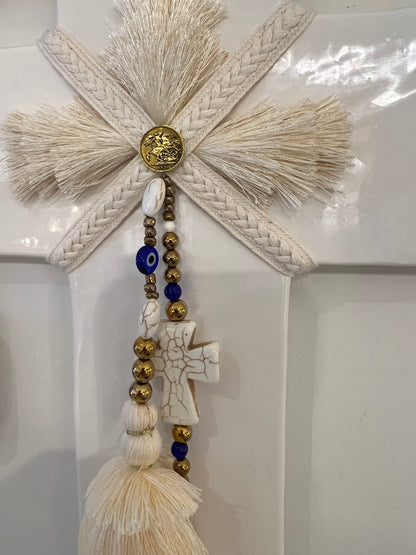 GEORGE AND COLE Aphrodite White Cross - Extra Large