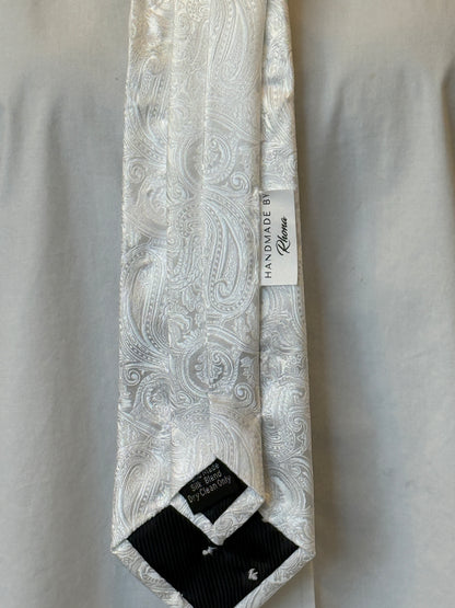 White Tie With Pearls And Rhinestones
