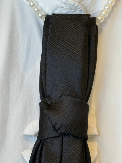 Black Tie With Cee Cee  Brooch