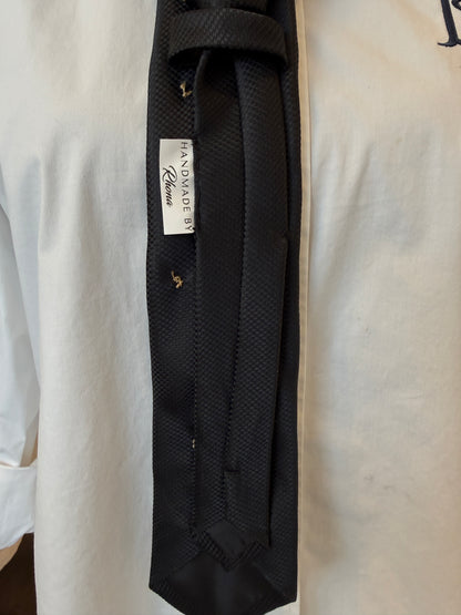 Black Tie With Gold Charms