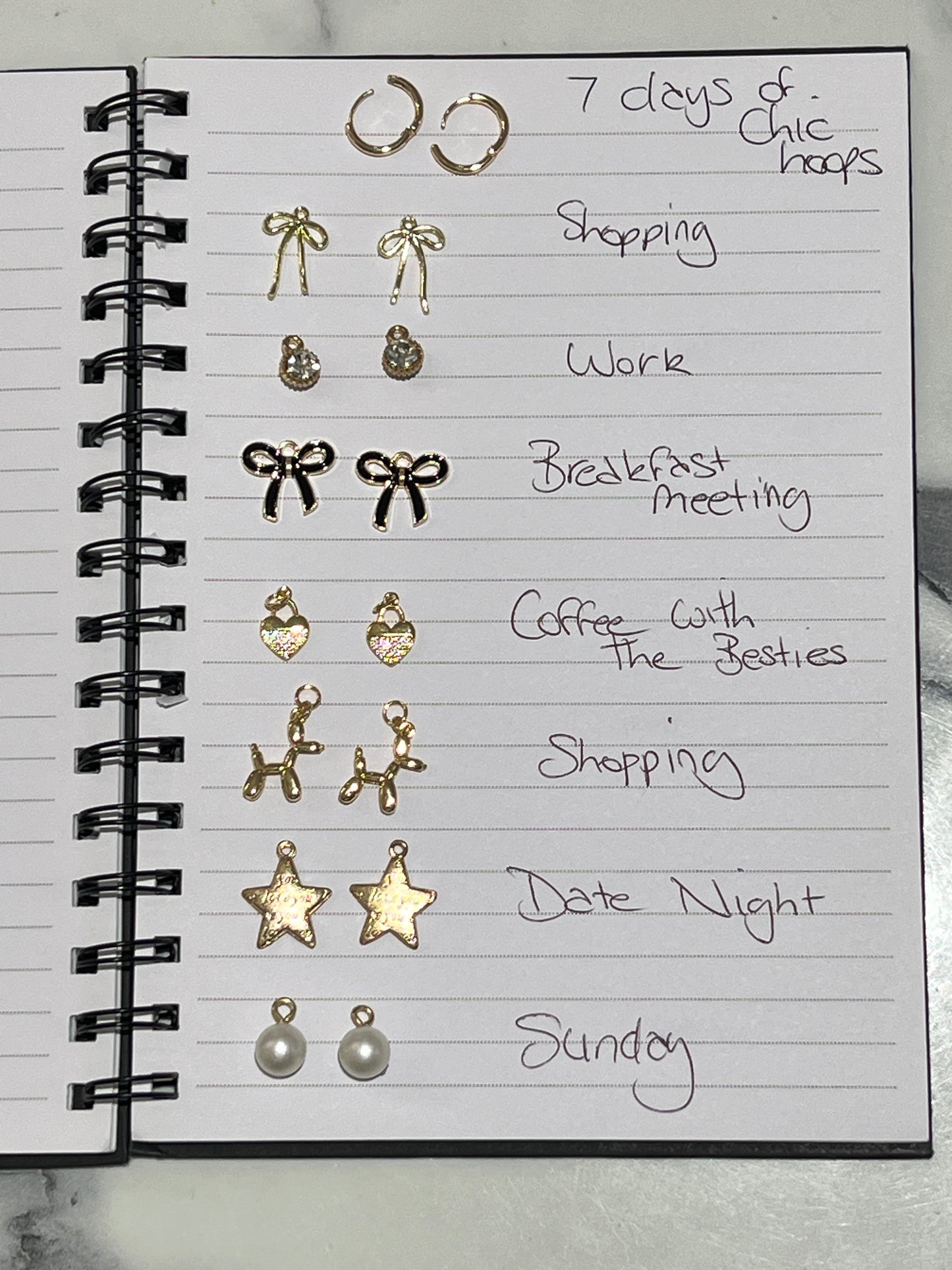 Seven Days Of Chic -  Hoop Earrings