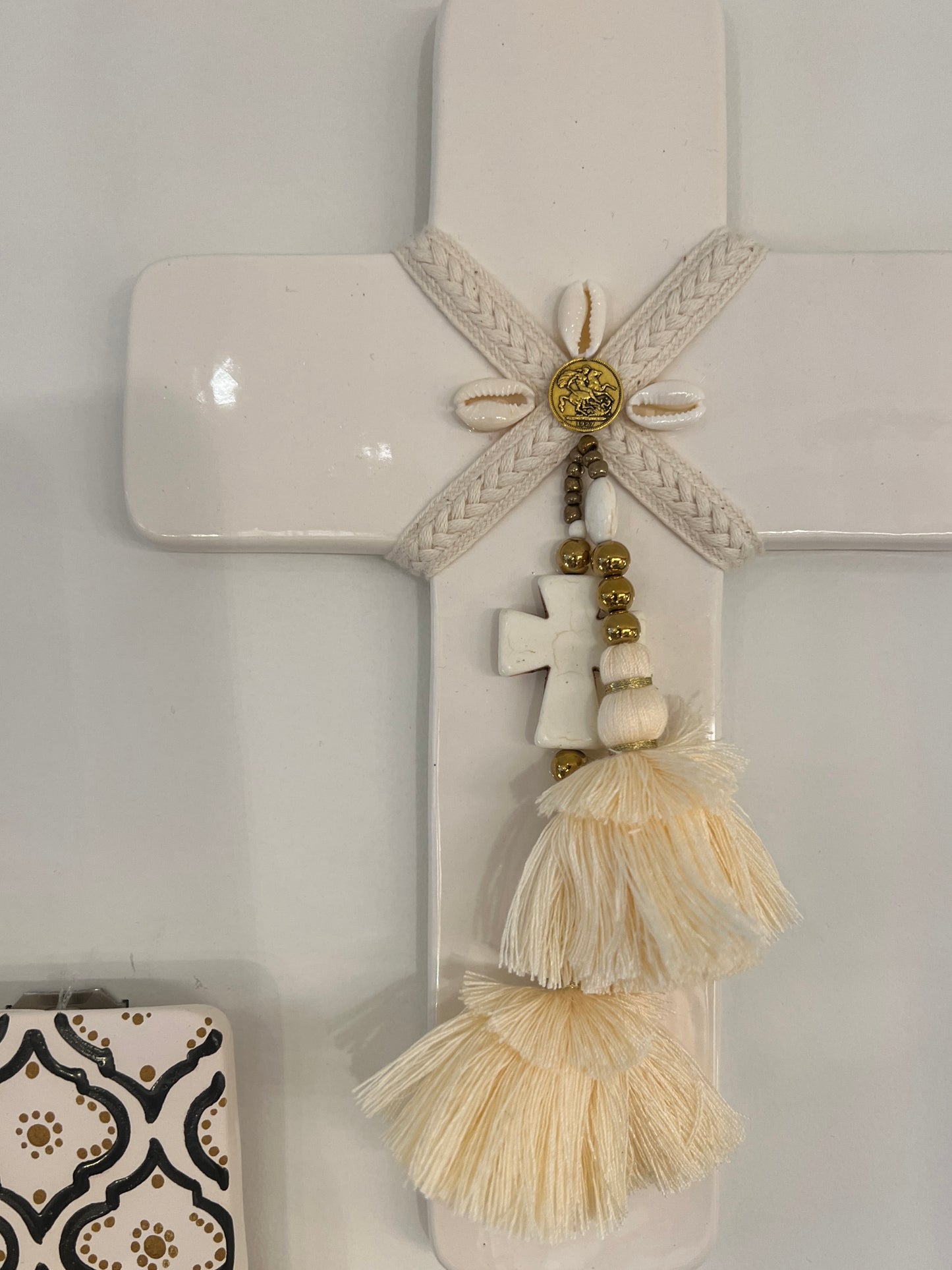 GEORGE AND COLE Aphrodite White Cross - Large
