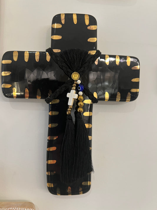 GEORGE AND COLE Midas Black Cross - Small