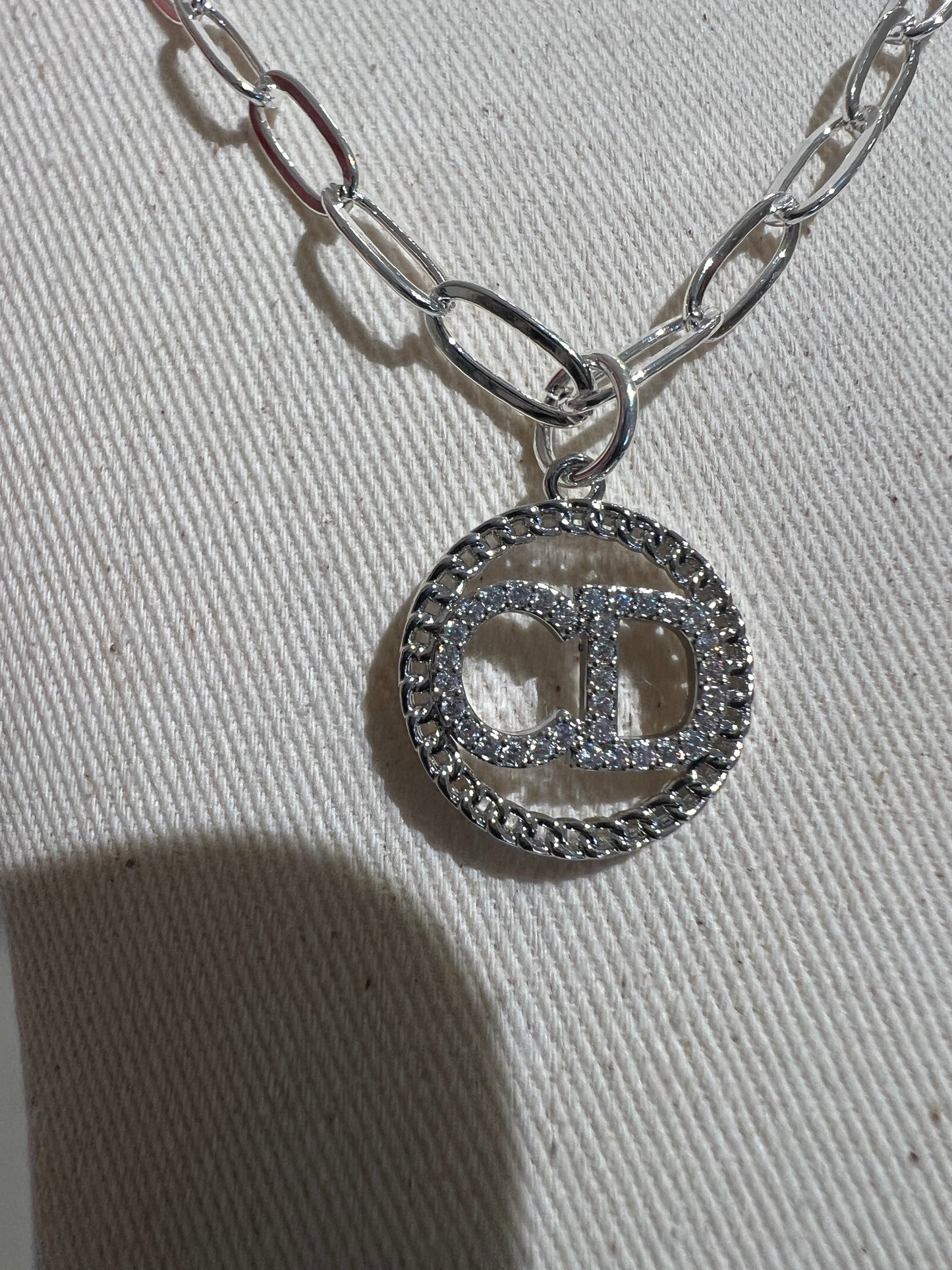 CD Silver Necklace