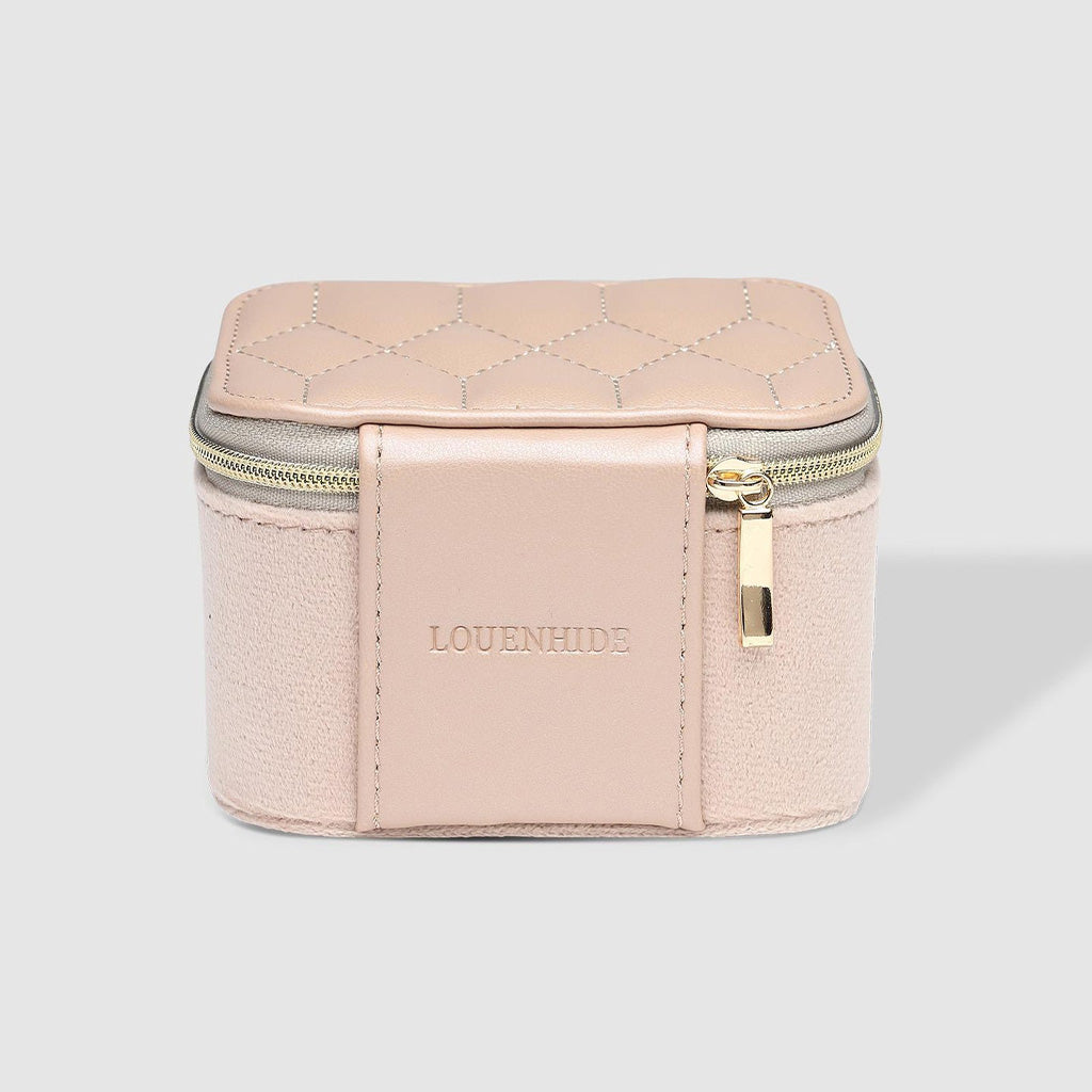 Beau Velvet Jewellery Box - Malt