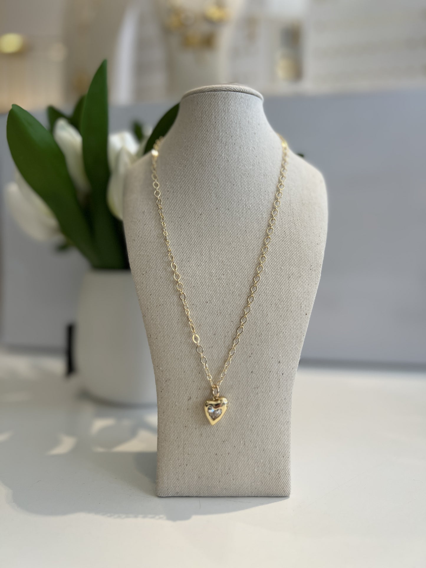 Bettina Fine Chain Pendant