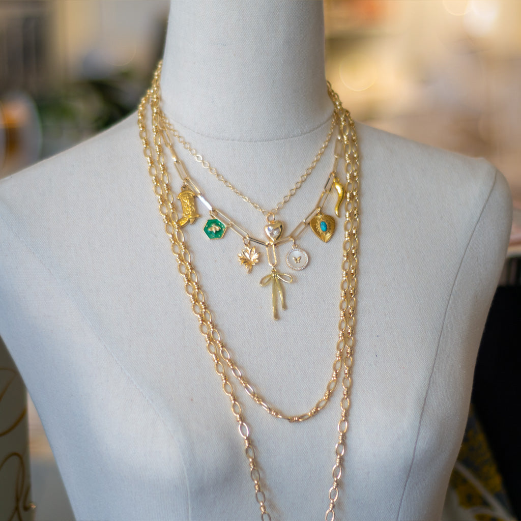 Bettina Fine Chain Pendant