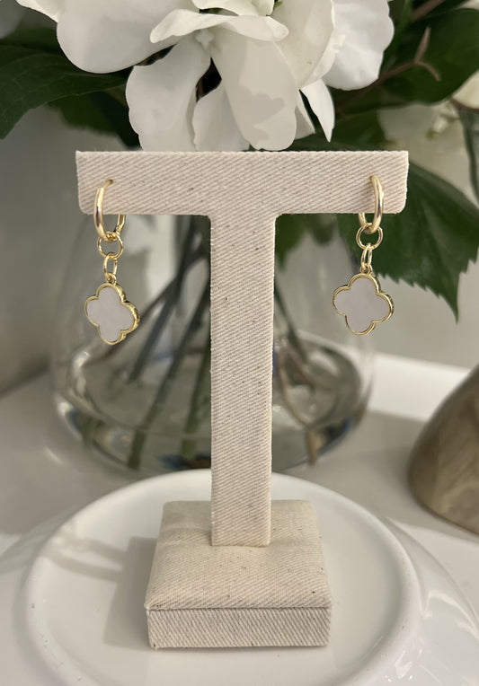 Clementine Drop Earrings - Ivory
