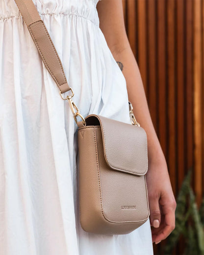 Cuba Phone Bag - Stone