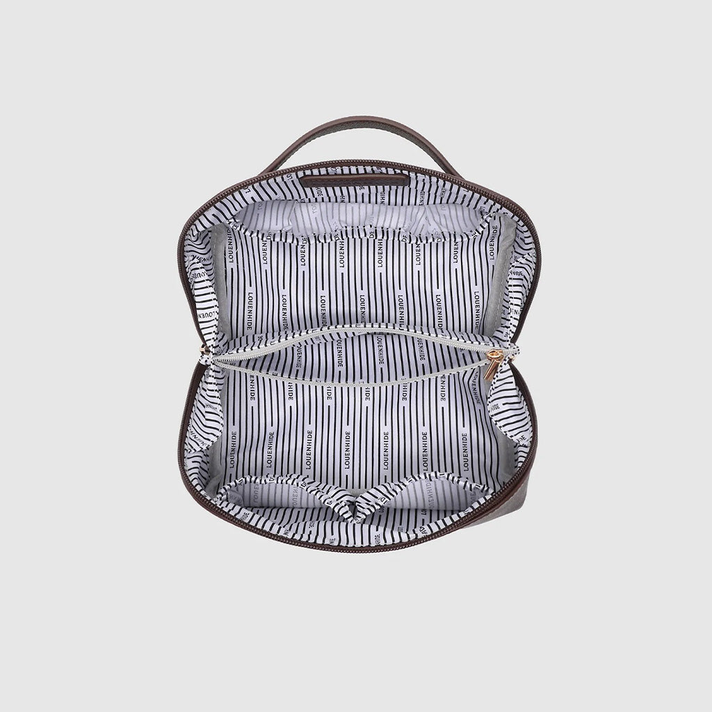 Ellis Cosmetic Case - Chocolate